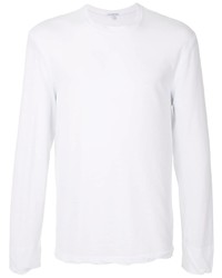 weißes Langarmshirt von James Perse