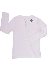 weißes Langarmshirt