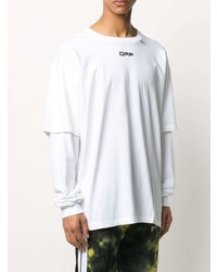 weißes Langarmshirt von Off-White