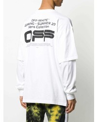 weißes Langarmshirt von Off-White