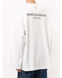 weißes Langarmshirt von Wooyoungmi