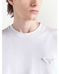 weißes Langarmshirt von Prada