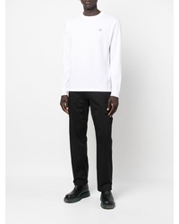 weißes Langarmshirt von Stone Island