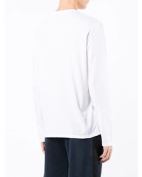 weißes Langarmshirt von Armani Exchange