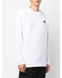 weißes Langarmshirt von Philipp Plein