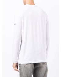 weißes Langarmshirt von DSQUARED2