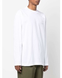 weißes Langarmshirt von Marni