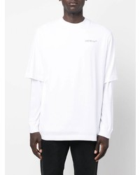 weißes Langarmshirt von Off-White