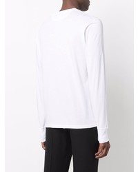 weißes Langarmshirt von Tom Ford