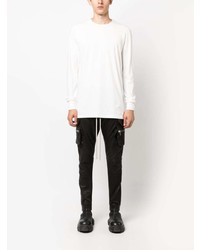 weißes Langarmshirt von Rick Owens DRKSHDW