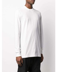 weißes Langarmshirt von Rick Owens