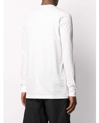 weißes Langarmshirt von Rick Owens