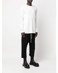 weißes Langarmshirt von Rick Owens DRKSHDW