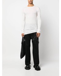 weißes Langarmshirt von Rick Owens DRKSHDW