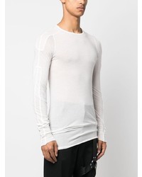 weißes Langarmshirt von Rick Owens DRKSHDW