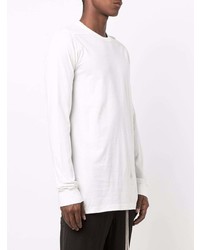 weißes Langarmshirt von Rick Owens