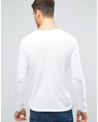 weißes Langarmshirt von Sisley