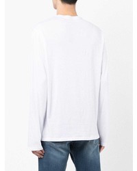 weißes Langarmshirt von Armani Exchange