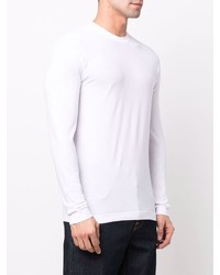 weißes Langarmshirt von Zanone