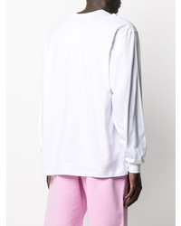 weißes Langarmshirt von MSGM