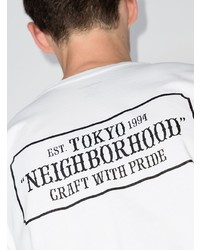 weißes Langarmshirt von Neighborhood