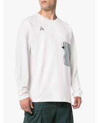 weißes Langarmshirt von Nike