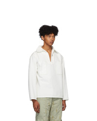 weißes Langarmshirt von Jacquemus