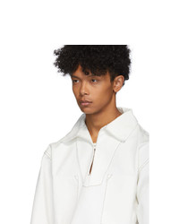 weißes Langarmshirt von Jacquemus