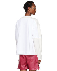 weißes Langarmshirt von Jacquemus