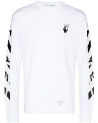 weißes Langarmshirt von Off-White