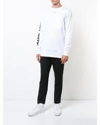 weißes Langarmshirt von Off-White