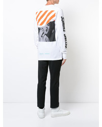 weißes Langarmshirt von Off-White