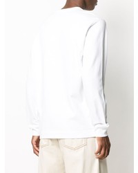 weißes Langarmshirt von Stone Island