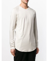 weißes Langarmshirt von Devoa