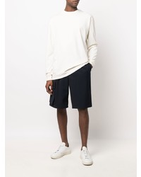 weißes Langarmshirt von John Elliott