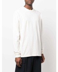 weißes Langarmshirt von John Elliott