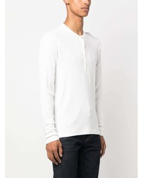 weißes Langarmshirt von Tom Ford