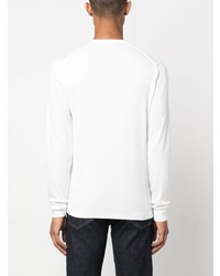 weißes Langarmshirt von Tom Ford