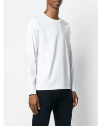 weißes Langarmshirt von Thom Browne