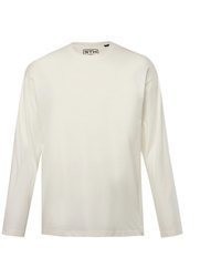 weißes Langarmshirt von STHUGE