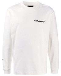 weißes Langarmshirt von Styland