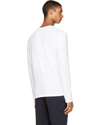 weißes Langarmshirt von Alexander Wang