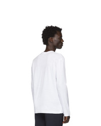 weißes Langarmshirt von Comme Des Garcons Play