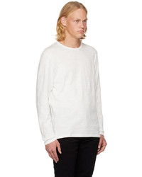 weißes Langarmshirt von rag & bone