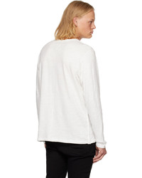 weißes Langarmshirt von rag & bone