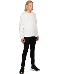 weißes Langarmshirt von rag & bone