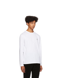 weißes Langarmshirt von Lacoste