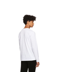 weißes Langarmshirt von Lacoste