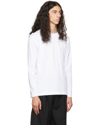 weißes Langarmshirt von Comme Des Garcons SHIRT