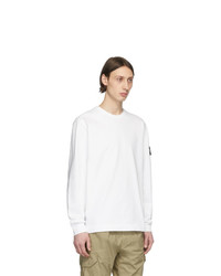 weißes Langarmshirt von Stone Island